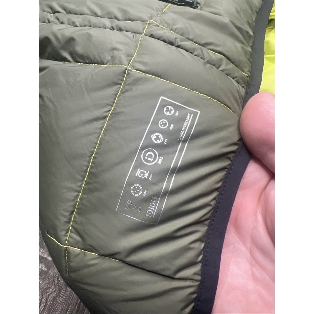 Burton Idiom Packable Down Jacket Olive Green Sz M Fragment Staple Design Rare! View 4